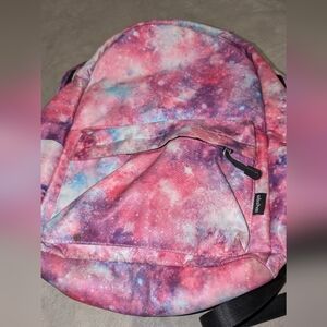 Colorful Galaxy Print Backpack